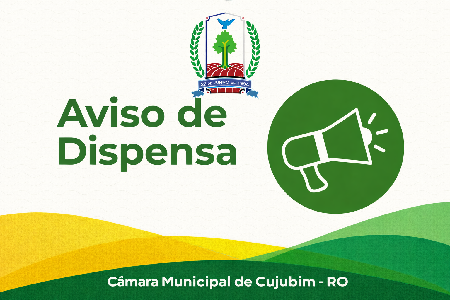 AVISO DE DISPENSA DE LICITAÇÃO Nº 001/2026